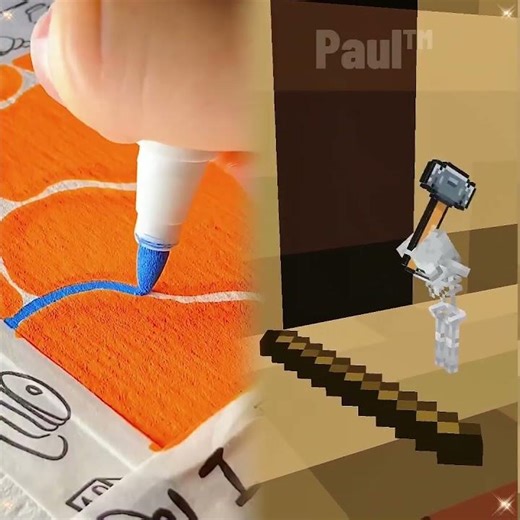 "How to make arrows in Minecraft. #shorts #paultm #minecraft"