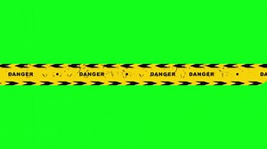 Download Danger green screen 4K HD free video for free