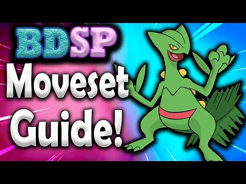 How to use SCEPTILE in BDSP! SCEPTILE BEST Moveset Guide|Pokemon Brilliant Diamond and Shining Pearl