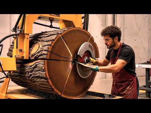 From Rough, Ugly Tree Logs to Stunning Masterpieces – Incredible Woodworking Craftsmanship!