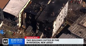More than 30 displaced after fire in Paterson, NJ destroys multifamily buildings