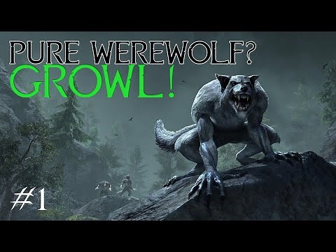 SKYRIM: Growl | Pure Werewolf Build | #1