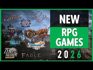 10 New RPG Games 2026 | Best Upcoming Roleplaying Games 2026