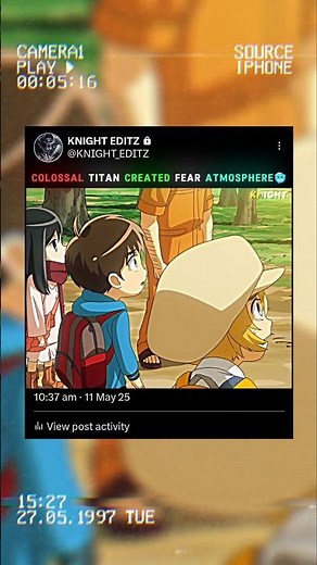 COLOSSAL TITAN CREATED FEAR ATMOSPHERE 🥶