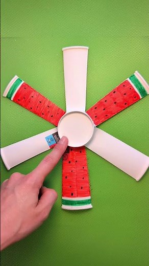 Catch the Wind 🍉 DIY Watermelon Toy 🤪