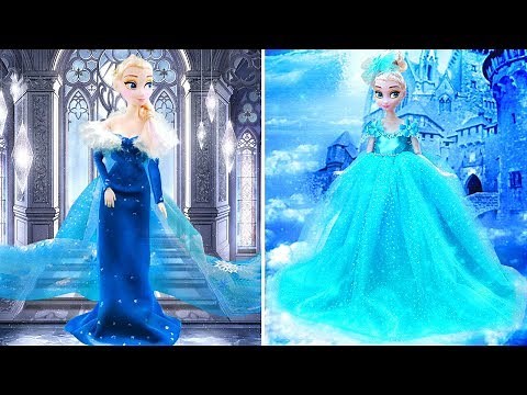 5 Cutest & Easy DIY Barbie Doll Dresses | Clever Barbie Hacks And Crafts