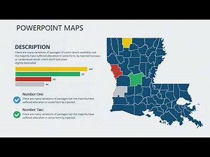 Louisiana USA Map: PowerPoint maps of Louisiana with Counties