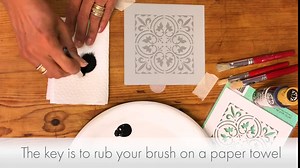 Designer Stencils Frog and Lily Pads Wall Stencil SKU #2627