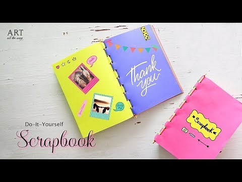 How to make Scrapbook with Sticks | Back to School Craft Ideas