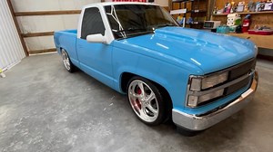 Blue and white OBS we painted. This one’s got quite a few custom touches. We did the same paint and buff process as the Bahama blue OBS truck. We also have more videos of this Truck on our page. Check it out.#bodyshop #paintshop #classiccars #hotrod #goals #musclecar #vintagecar #performance #obs #obssesed #obschevy #classictrucks #classictruck #c10 #c10trucks | Taylor's Colors