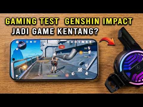 IQOO 15R Tembus 146 FPS Panas ? Full Gaming Test Genshin Impact Rata Kanan + Fan Cooler Piva B20