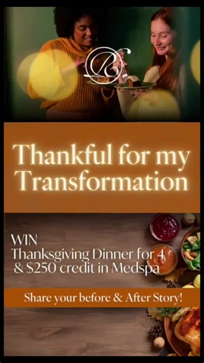 November Transformation Contest for MedSpa Credit