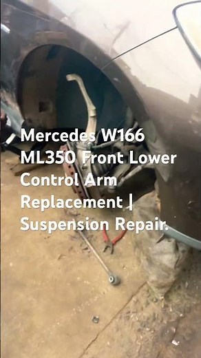 Mercedes W166 ML350 Front Lower Control Arm Replacement | Suspension Repair.