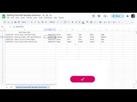 How to Split Text with Multiple Delimiters in Google Sheets (Fast & Easy!)