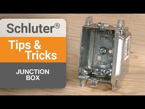 Tips on Junction Boxes for DITRA-HEAT Thermostats