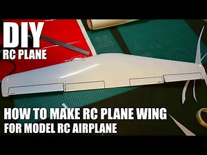 How to Make RC Plane Wing For Beginner's Guide.Learn to Build RC Wing Scratch Step-by-Step Tutorial.