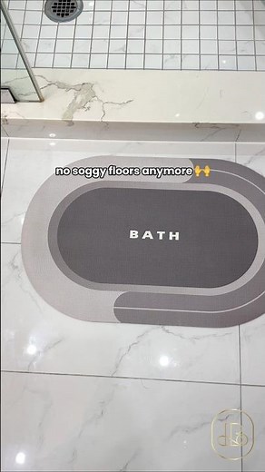 Non-Slip Bath Mat Rug 🚿✨ | Quick Dry, Stain-Resistant & Super Practical 💧💛