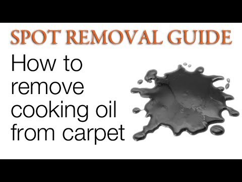 How to Remove Oil Stains from Carpet - Cooking Oil | Spot Removal Guide