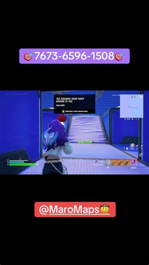 🎯7673-6596-1508🎯 Map entraînement og. Allez voir elle tue 🔥🔥 #maps #fortnite #gaming #training