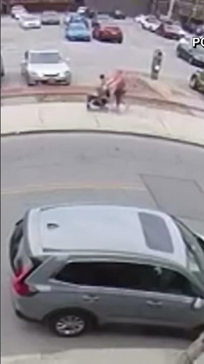 Manhole cover explodes narrowly missing walkers