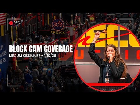 Mecum Kissimmee Live Block Cam: Saturday, Jan. 10, 2026