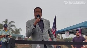 Larry Elder holds rally to recall Newsom and run for governor