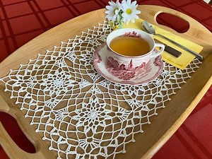 Rectangular Doily, Openwork Crochet