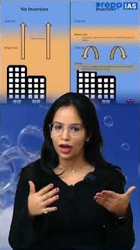 Temperature Inversion Explained | Why Delhi Becomes a Gas Chamber in Winter | UPSC Geography Short