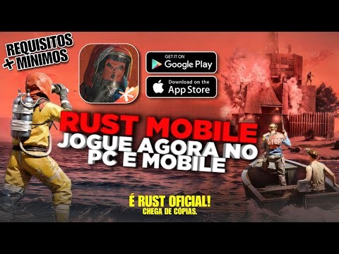 LIBEROU! BAIXE AGORA, RUST MOBILE PARA ANDROID, iOS E PC E JOGUE A 1° BETA APENAS COM QUALIFICAÇÃO