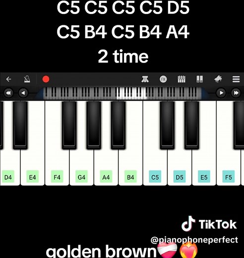 golden brown #piano #perfect #goldenbrown | piano