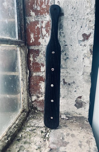 Solid Ebonised Ash Wood Spanking Paddle - Wooden Paddle - Paddle - Bdsm - Tawse - Spanker - Whip - Bondage - Impact Play - Kink - Hardwood - Etsy
