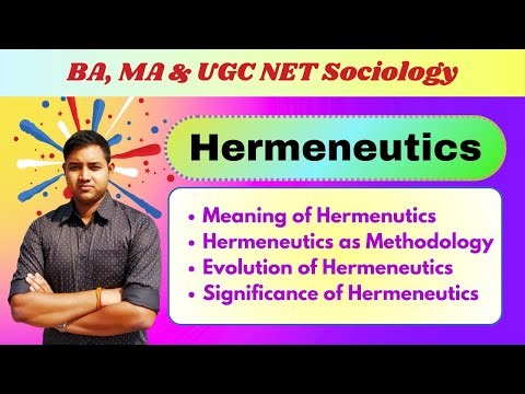 Hermeneutics | Meaning, Evolution and Significance of Hermeneutics | IGNOU MSO 002