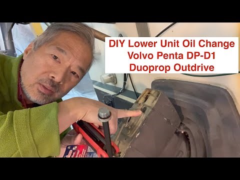 How to Service the Lower Unit of a Volvo Penta DP-D1 DuoProp Outdrive