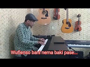 Apuse - Lagu daerah Papua (karaoke+lirik) Do= F mayor. Live piano karaoke version