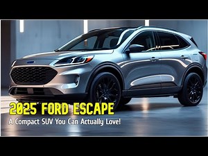 2025 Ford Escape Review – A Compact SUV You Can Actually Love!
