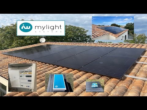 My new photovoltaic installation! 9.6 kWp with Mylight Systems Virtual Battery