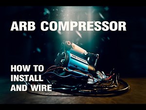 ARB CKMA12 Compressor Jeep JK. Full Install Wiring and Testing. Time lapse.