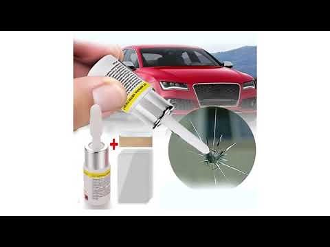 E vendeur présentation et utilisation COLLE DE RÉPARATION DES FISSURES D'UNE VITRE