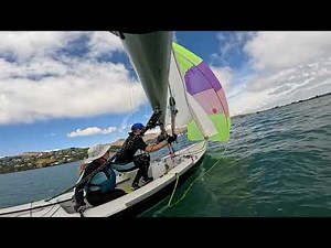 Two handed Laser 2 sailing day at Mount Pleasant Yacht club