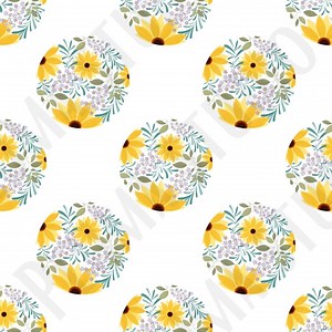 Yellow Floral Seamless Pattern | Fabric, Wallpaper, Printing (digital Download) - Etsy Australia