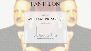 William Primrose Biography | Pantheon