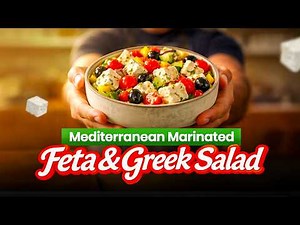 [FETA CHEESE RECIPE] Mediterranean Marinated Feta Recipe | Best Greek Salad No Vinegar