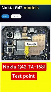 Nokia G42 TA-1581 Test Point| Unlock 🔓 Frp Factory Reset #shorts #viralvideo #nokiamobile