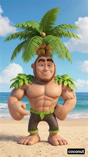 coconut / ai cartoon / #shorts #coconut
