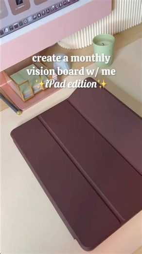 My Monthly Vision Board in GoodNotes | iPad Planning 📝