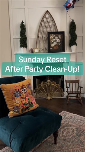 Sunday Reset: Efficient After Party Clean-Up