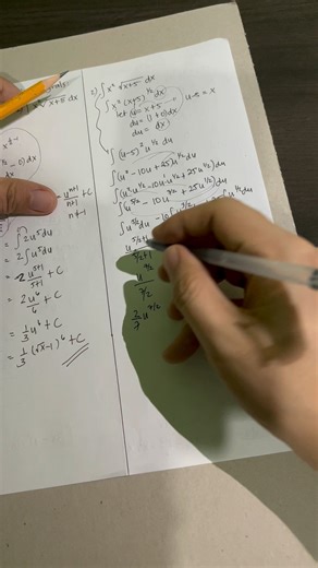 21K views · 499 reactions | Integration of Algebraic Functions Using u-Substitution Part 2 #enginerdmath #math | Enginerdmath | Facebook
