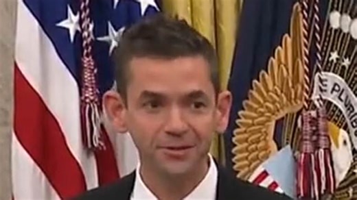 Awkward moment Trump points out NASA boss' beautiful ears