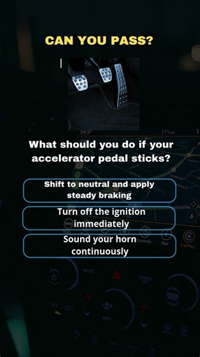 Can you pass? Part 27 ⚠️ (Stuck Accelerator) #Shorts