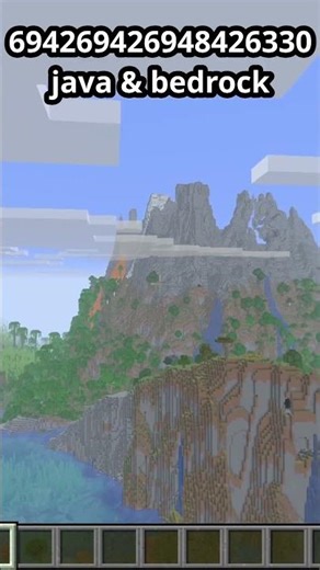 Minecraft seeds java & bedrock #minecraft #minecraftgameplay #minecraftshorts